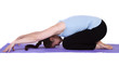 Woman in Yoga Position