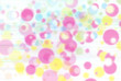 Colorful background circles and white blurry lights Colorful background circles and white blurry lights
