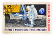 US stamp used and franked - First Man on the Moon