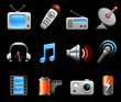 Electronics and Media icon collection Electronics and Media icon collection