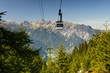 Seilbahn in den Bergen