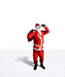Weihnachtsmann mit Textfreiraum