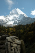Mani-Stein im Himalaja, Nepal
