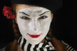 Portrait of mime Portrait of mime