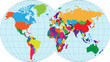 Vector illustration map of the World