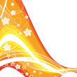 colorful floral vector background