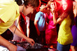 During disco
