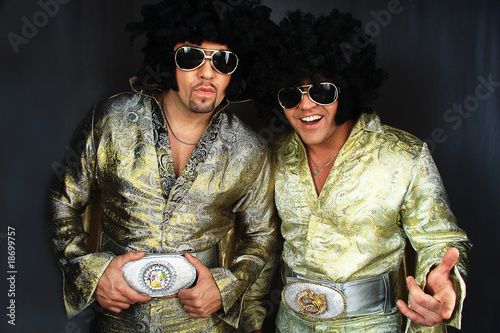 Photo: man in Elvis Preslej's suit man in Elvis Preslej's suit