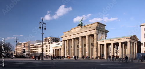 Photo: Brandenburger Tor, Berlin, Panorama, Rückseite Brandenburger Tor, Berlin, Panorama, Rückseite