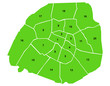 Carte Arrondissements Paris