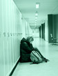 Young woman getting bullied at school