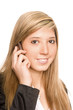 Frau telefonieren