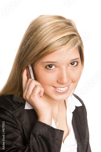 Photo: Frau telefonieren Frau telefonieren