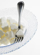 plate with sugar