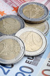 euro banknotes