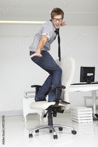 Photo: Rebelous young businessman Rebelous young businessman