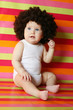 Photo: Cute baby girl from 80s Cute baby girl from 80s