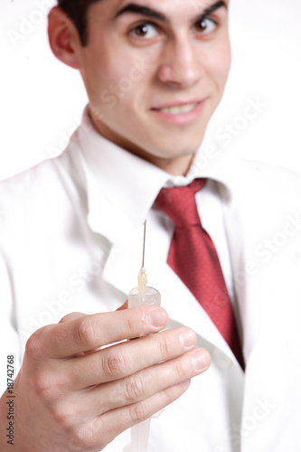 Photo: Doctor Preparing Needle Doctor Preparing Needle