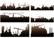City skyline illustration City skyline illustration