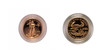 US gold coin, obverse and reverse
