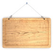 Old wood notice board