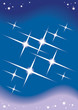Shining stars in the space, abstract background, vector