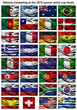 2010 world cup fabric flags