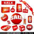 set of vector sale icons