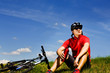 biking man