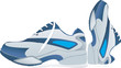 Illustration: Sports shoes using in sports Sports shoes using in sports