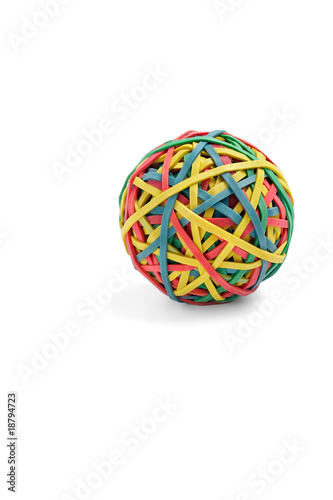 Photo: rubber band ball rubber band ball