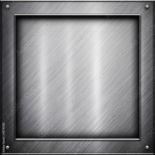 Illustration: metal template background metal template background