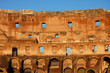 Colosseum Rome Italy interior detail