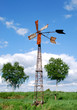 Windrad in Landschaft