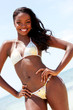 Beautiful woman in bikini