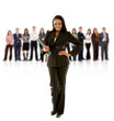 business team standing