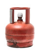 Rusty gas bottle