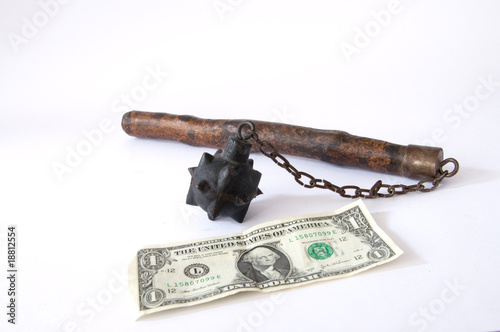 Foto: Morgenstern und Banknote Morgenstern und Banknote