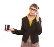 Woman on phone