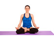 Woman in Yoga Position