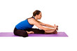 Woman in Yoga Position