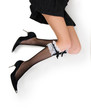Sexy legs. Isolated over white background