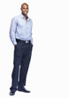 Foto: Full length of a confident young business man isolated on white Full length of a confident young business man isolated on white