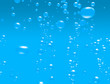 Illustration: Blue background with bubbles Blue background with bubbles