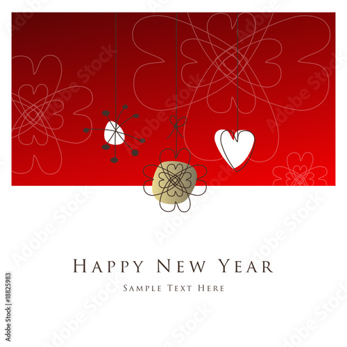 New year's card New year's card