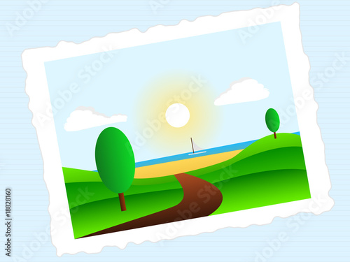 Photo: Spring landscape Spring landscape