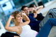 people at the gym people at the gym