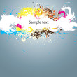 Vector: Colorful abstract illustration. Vector Colorful abstract illustration. Vector