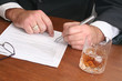singing a agreement or contract