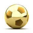 Golden soccer ball Golden soccer ball